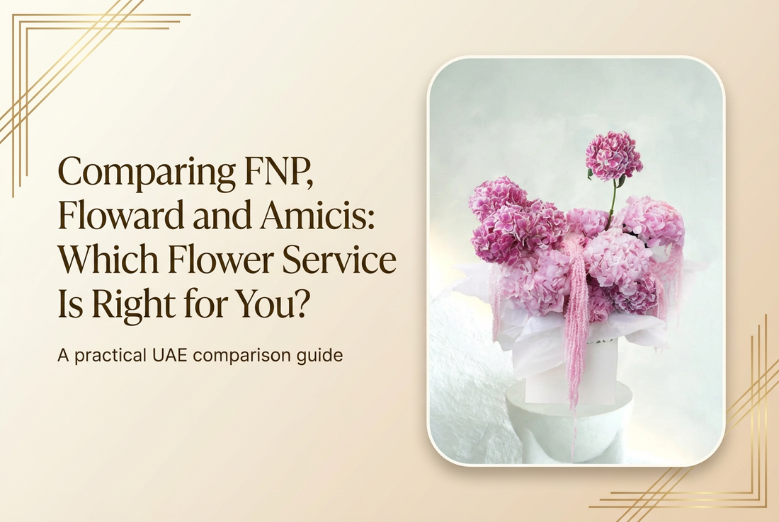 Comparing FNP, Floward and Amicis: Which Flower Service Is Right for You?