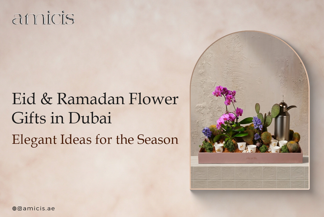  Luxury Eid flowers Dubai gift box by Amicis