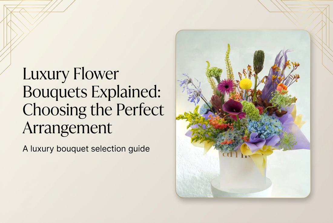 Luxury Flower Bouquets Explained: Choosing the Perfect Arrangement
