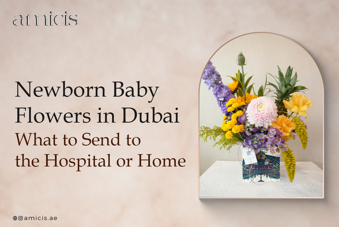 Newborn Baby Flowers in Dubai: What to Send to the Hospital or Home