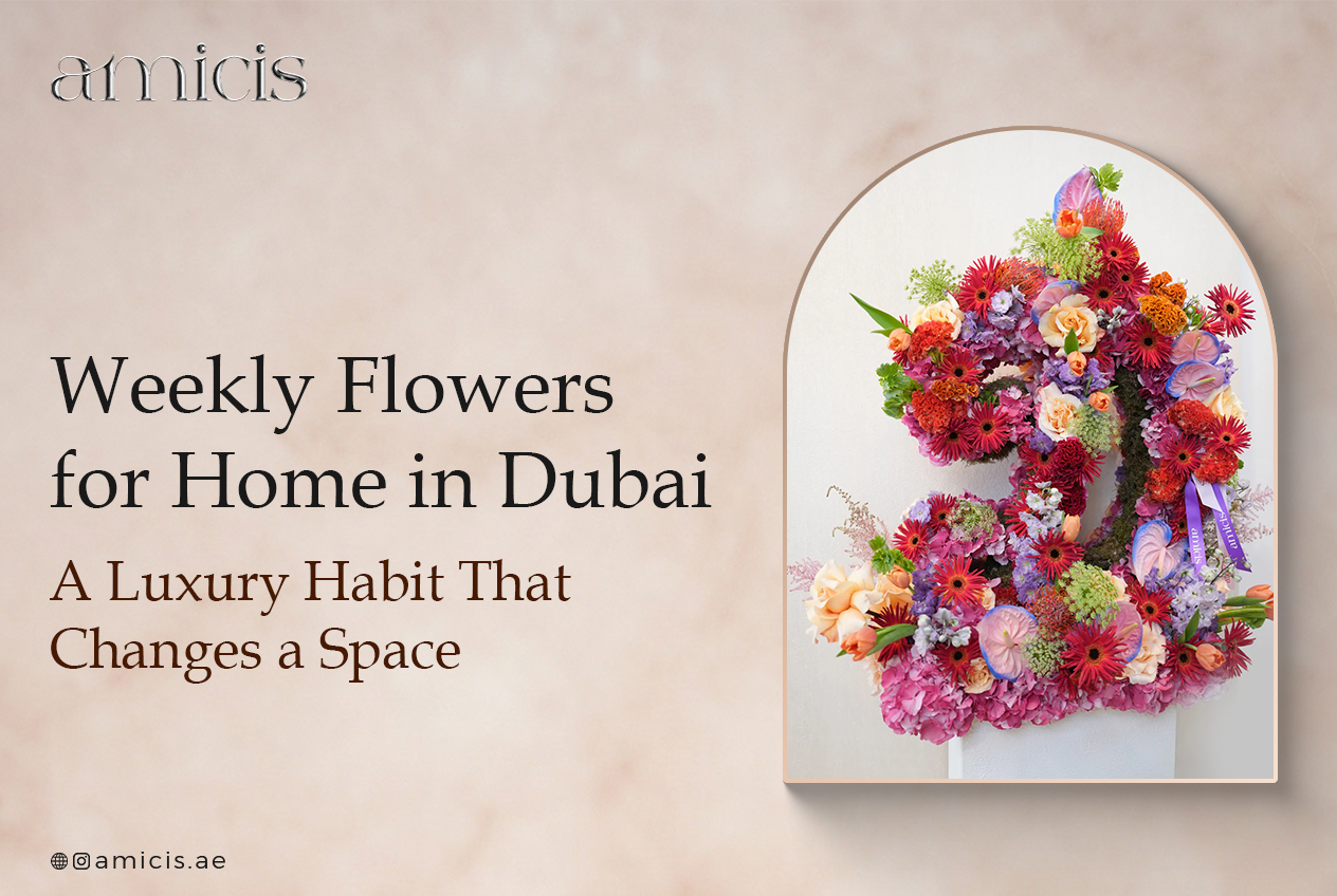 Weekly Flowers for Home in Dubai: A Luxury Habit That Changes a Space
