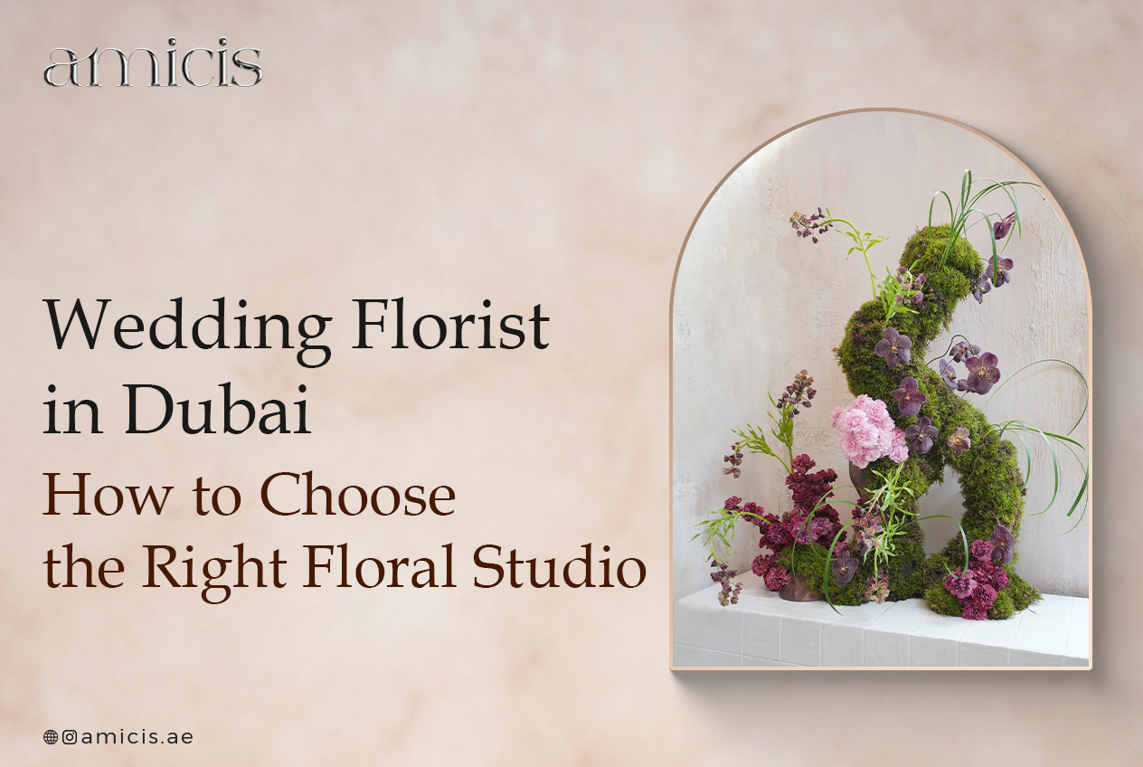  Luxury wedding florist Dubai floral installation by Amicis