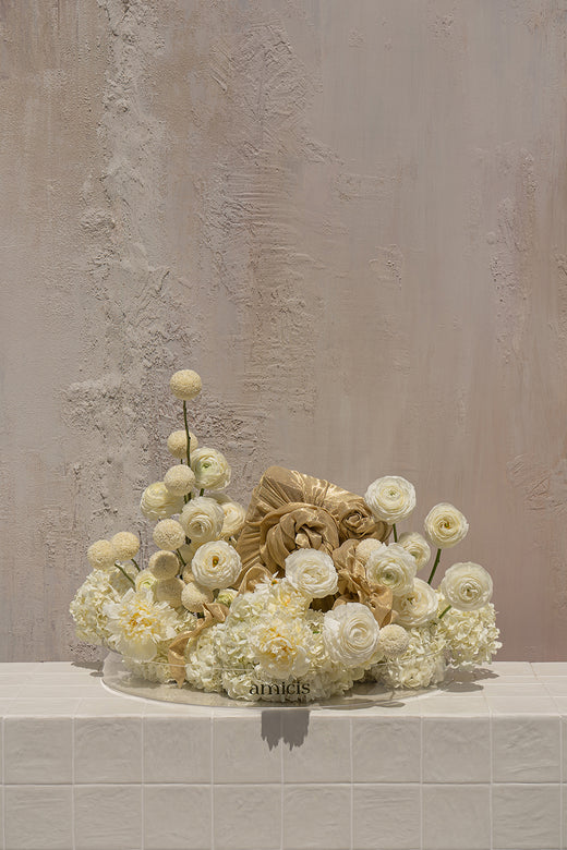 Salver 03 - Salver Collection & Best Seller - exclusive floral design | birthday bouquet | luxury