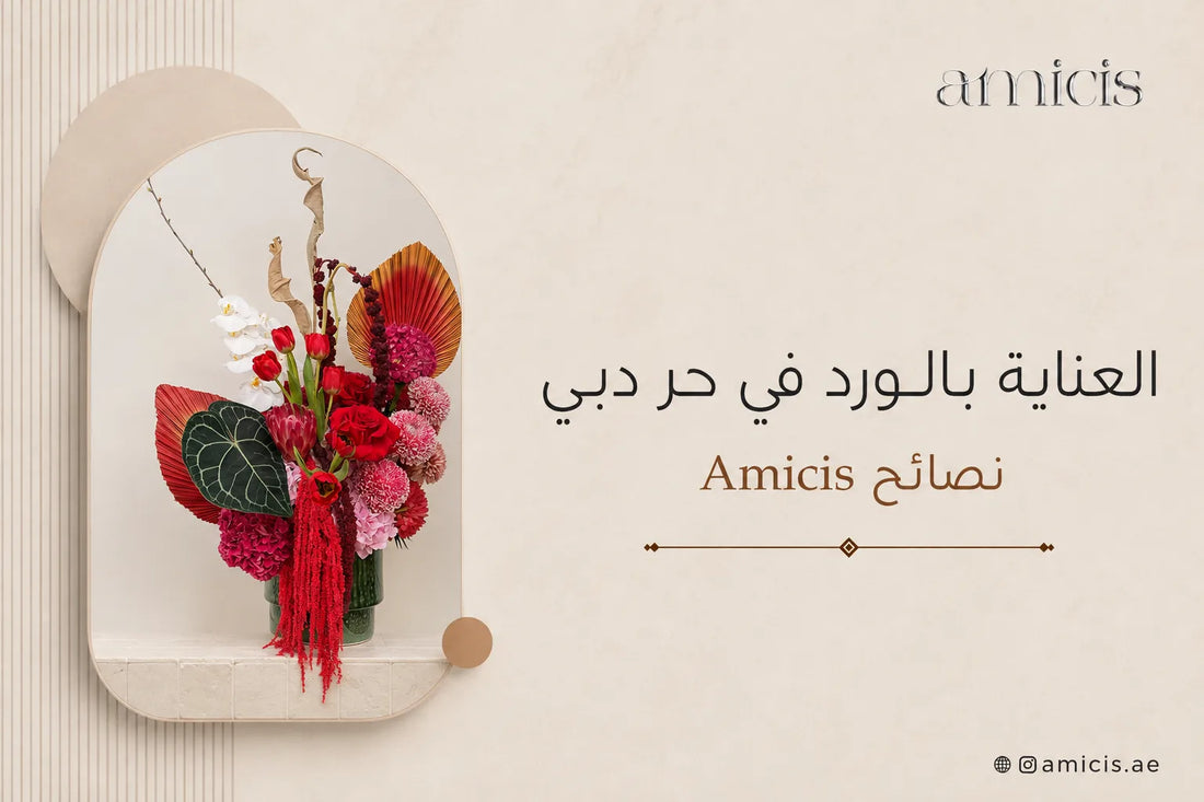 العناية بالورد في حر دبي من Amicis