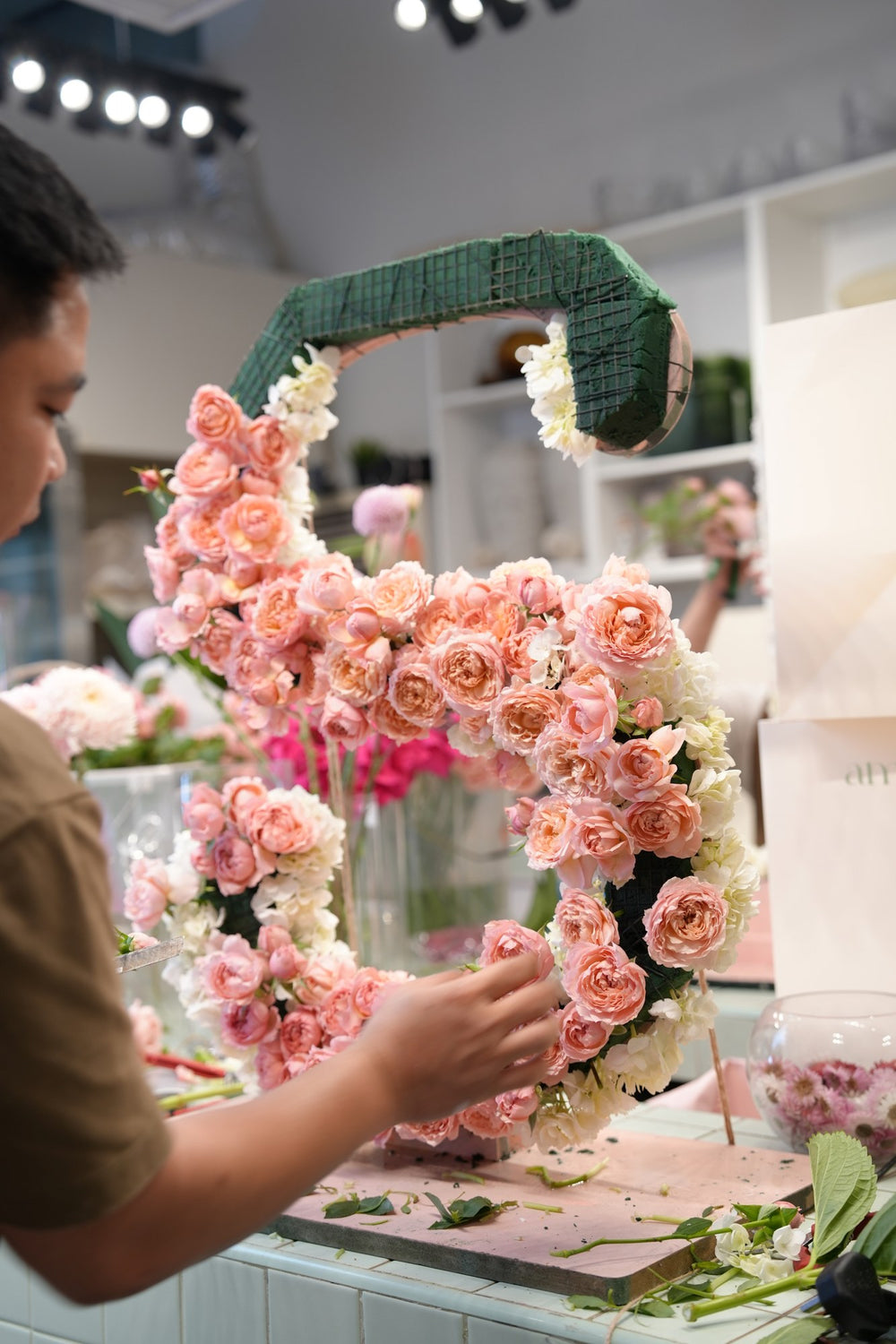 Amicis atelier in Dubai - editorial Eid floral arrangements