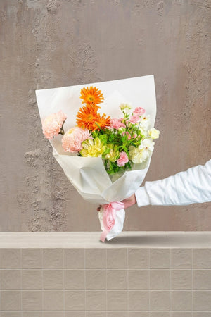 Sunset Whimsy - luxury floral arrangement by Amicis