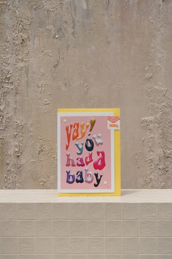 Yay Baby! - Notecards & Best Seller - premium handcrafted bouquet | wedding flowers | UAE premium florist - by Amicis Dubai