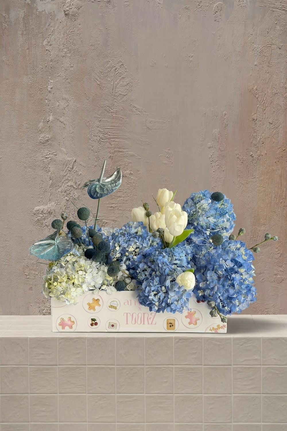Your Toonz - AMICIS x TOONZ & Homegrown Buddies - signature designer floral | wedding flowers | UAE premium florist - by Amicis Dubai